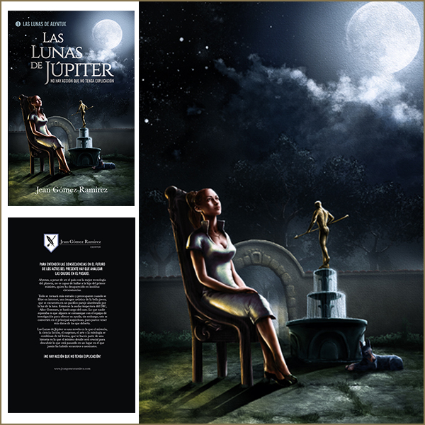 Arte de Tapa - Libro Las Lunas de Júpiter